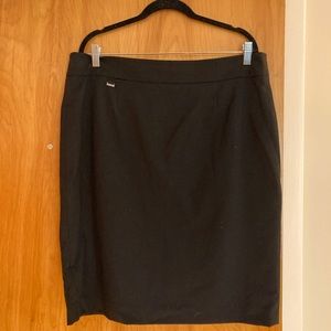 Calvin Klein black pencil skirt